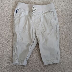 Ralph Lauren Baby Jogger Pants in Cream Size 3m